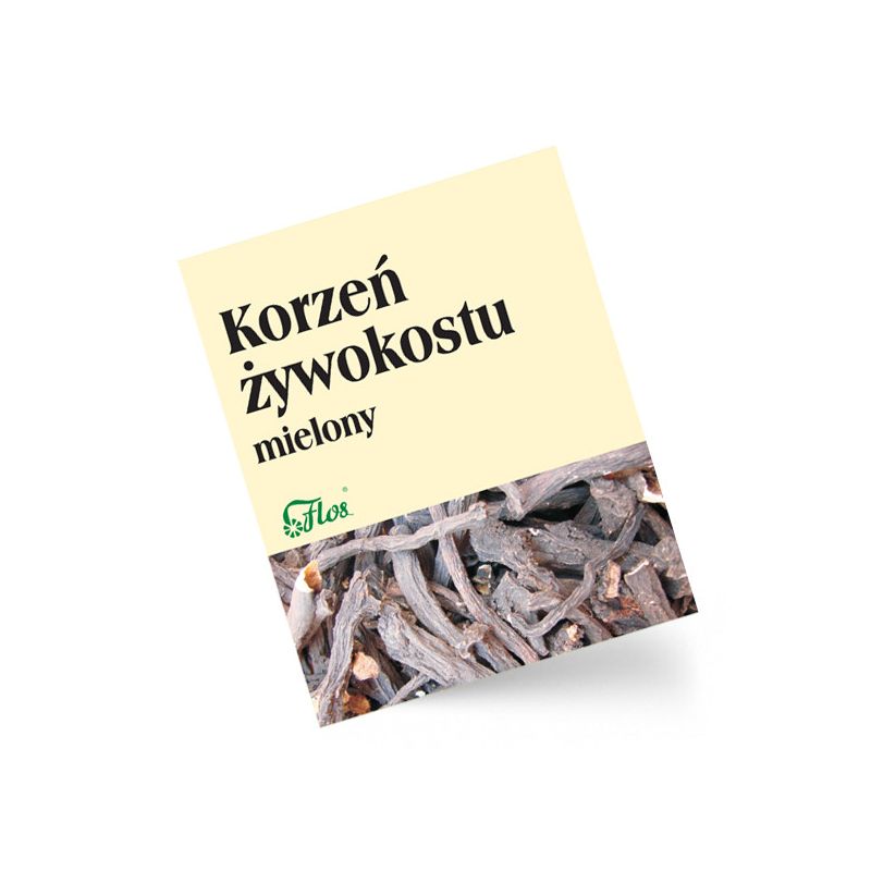 Żywokost korzeń mielony 100g Flos