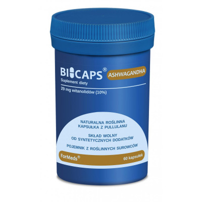 BiCaps Ashwagandha 60 kaps. 