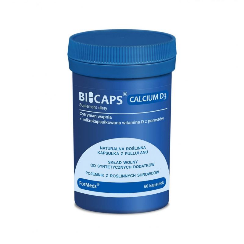 BiCaps Calcium D3 60 kaps.