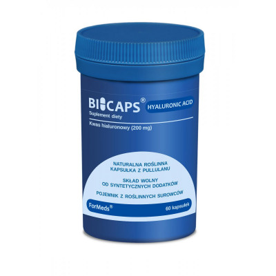 BiCaps Hyaluronic acid 60 kaps.