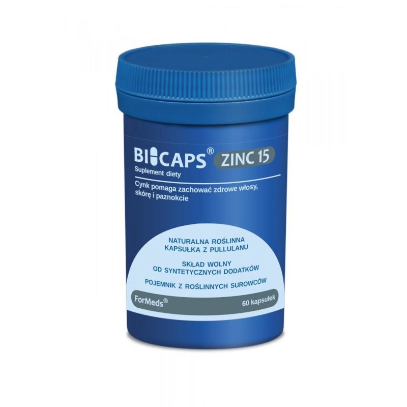 BiCaps Zinc 15 60 kaps.