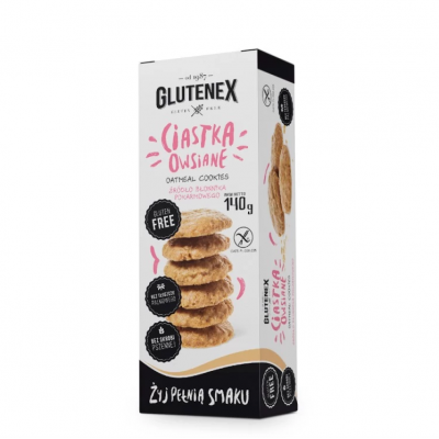 Ciastka owsiane bez glutenu 140g