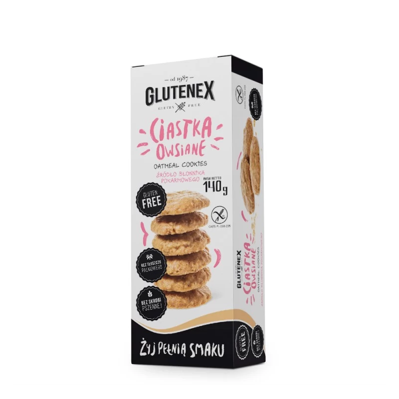 Ciastka owsiane bez glutenu 140g
