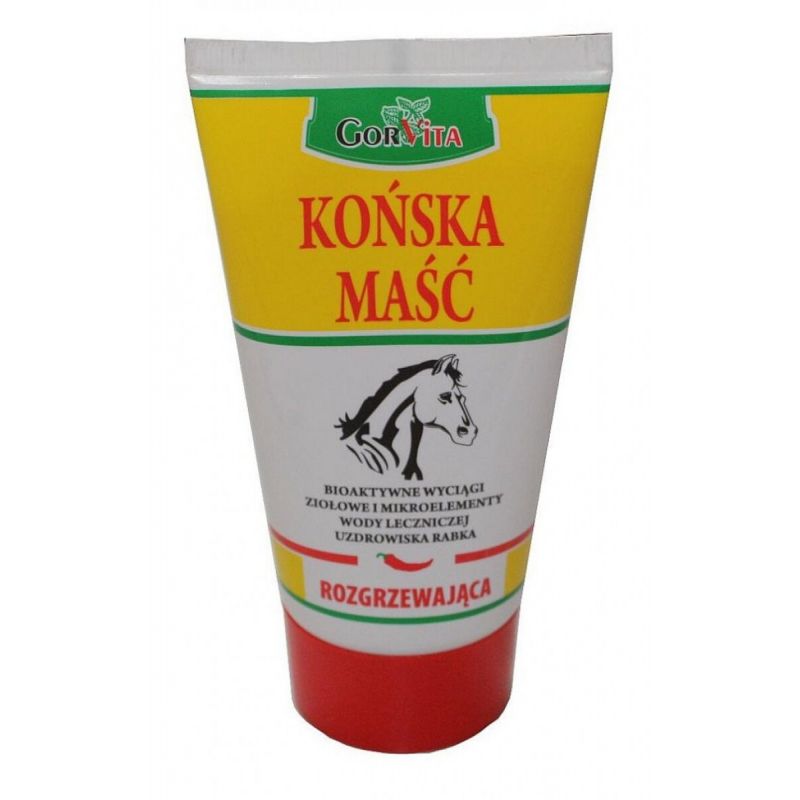 Maść końska rozgrzewająca 130 ml Gorvita