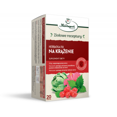 Na krążenie 20 sasz.