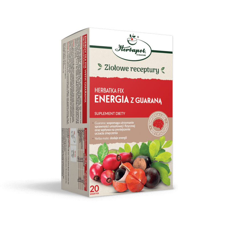 Energia z guaraną 20 sasz. Energia z guaraną 20 sasz.