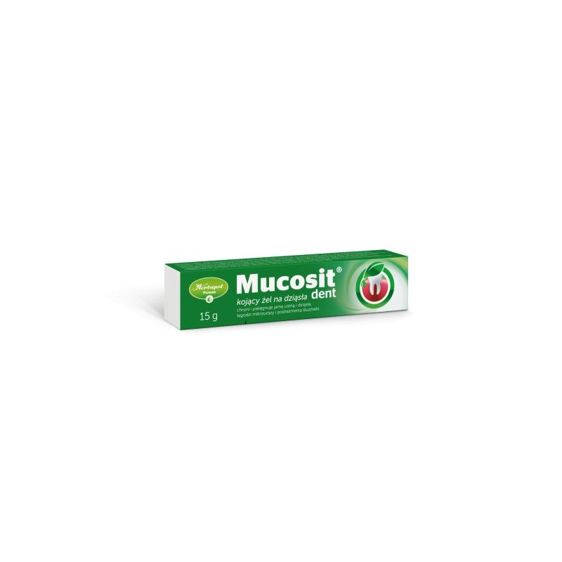 Mucosit dent 15g kojący żel na dziąsła