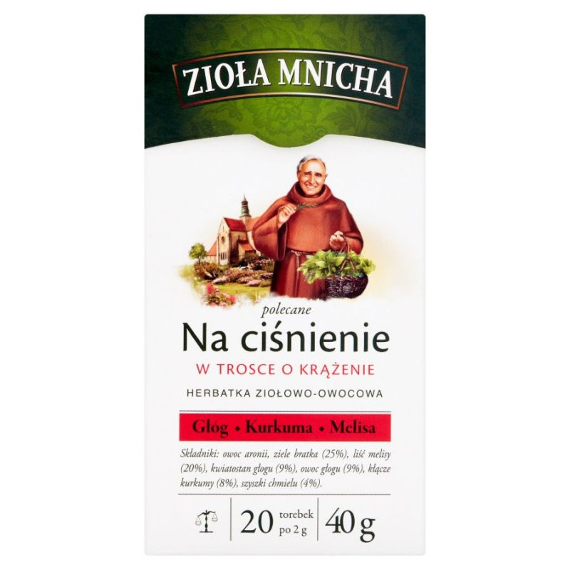 Zioła Mnicha Na ciśnienie 20 sasz.