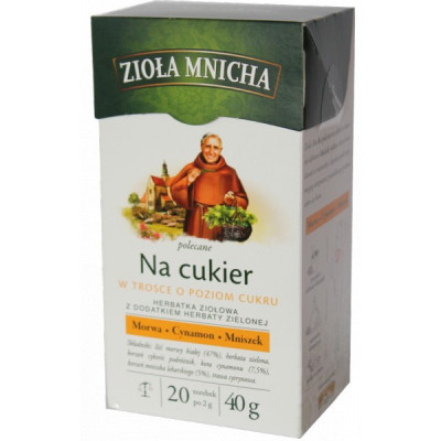 Zioła Mnicha Na cukier 20 sasz.