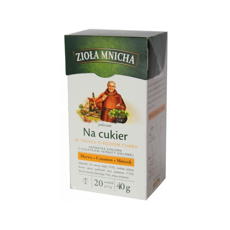 Zioła Mnicha Na cukier 20 sasz.