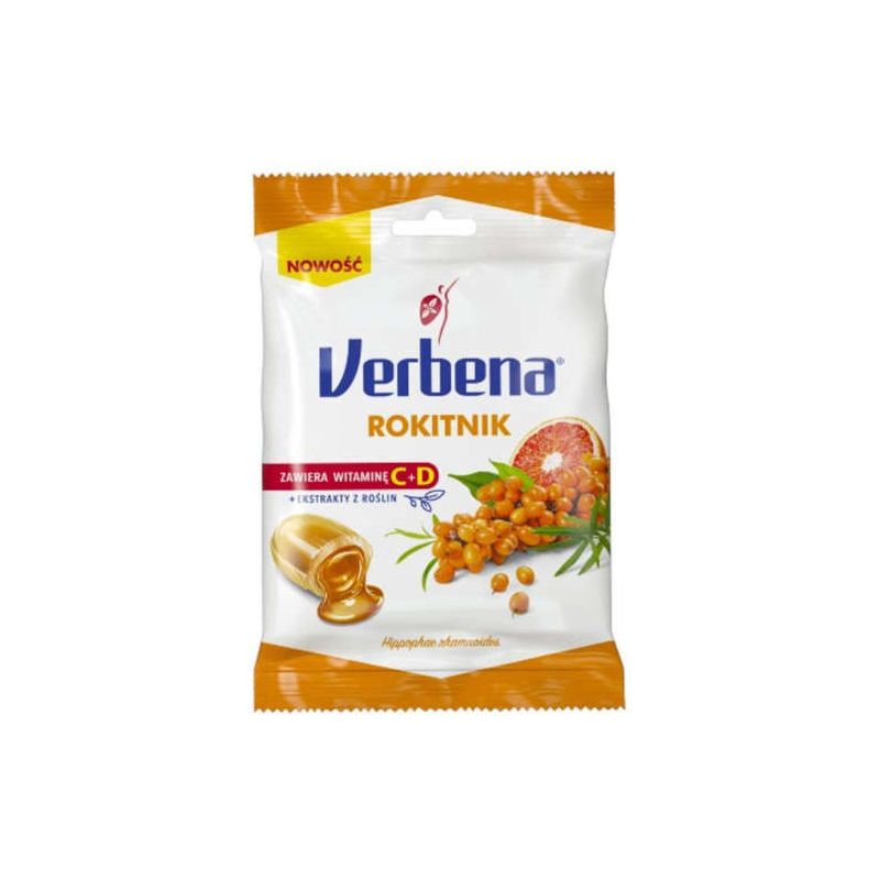 Verbena rokitnik cukierki 60g