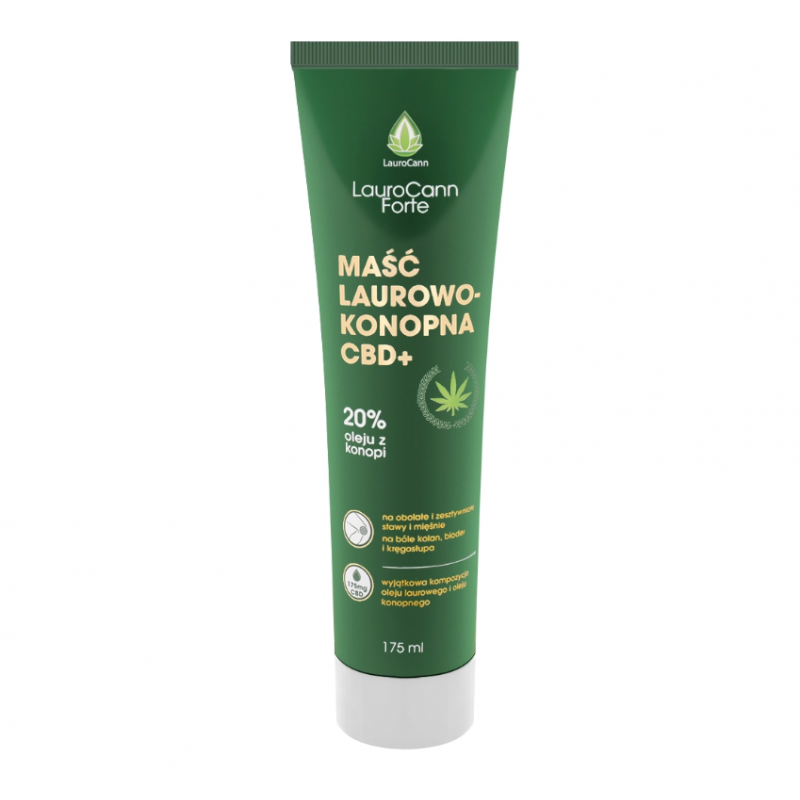 LauroCann Forte maść laurowo-konopna CBD+ 175 ml