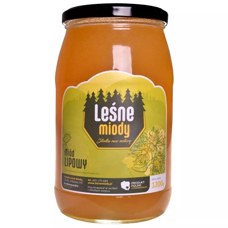 Miód lipowy 1200 g 