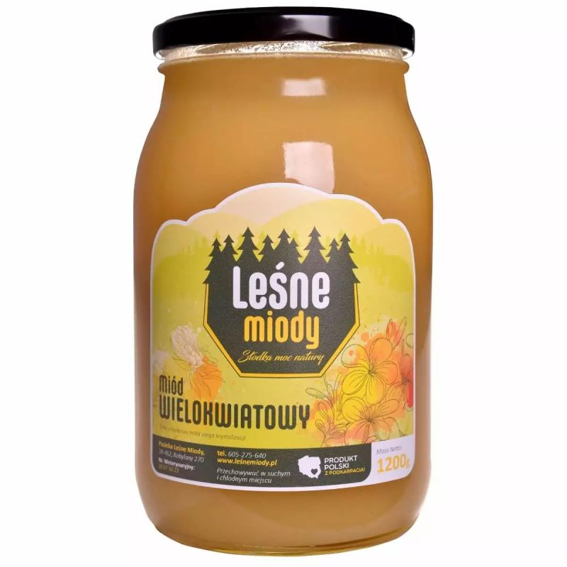 Miód wielokwiatowy 1200 g