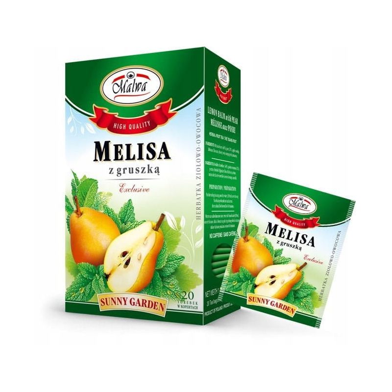 Melisa z gruszką 20 sasz. Malwa