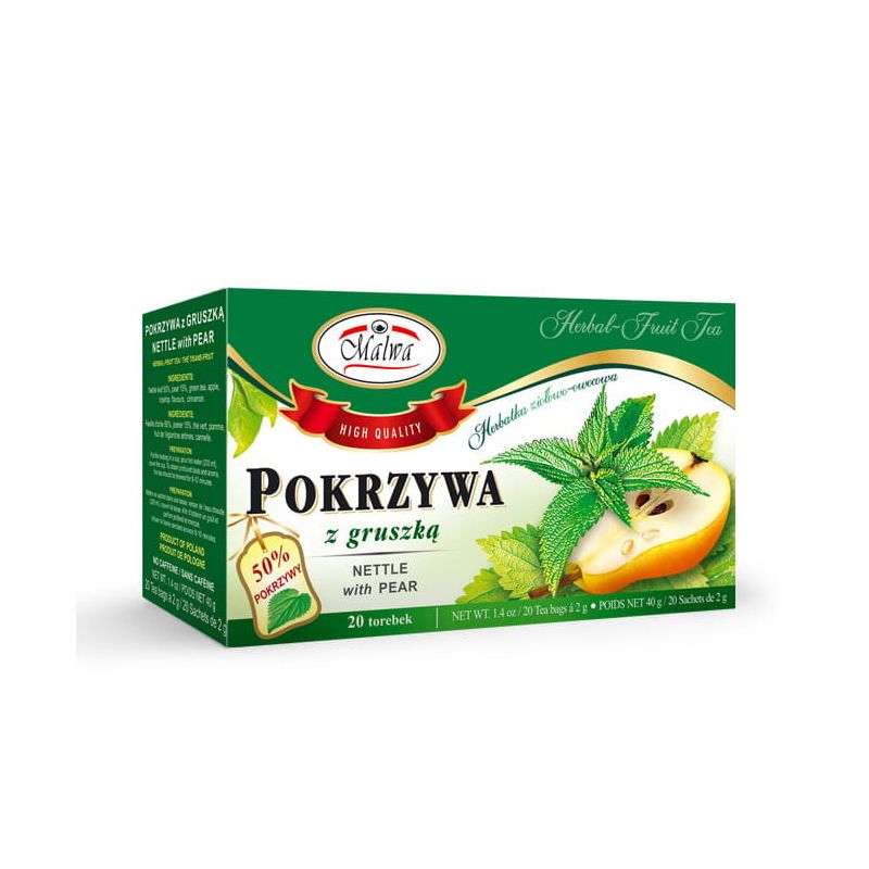 Pokrzywa z gruszką 20 sasz. Malwa Pokrzywa z gruszką 20 sasz. Malwa