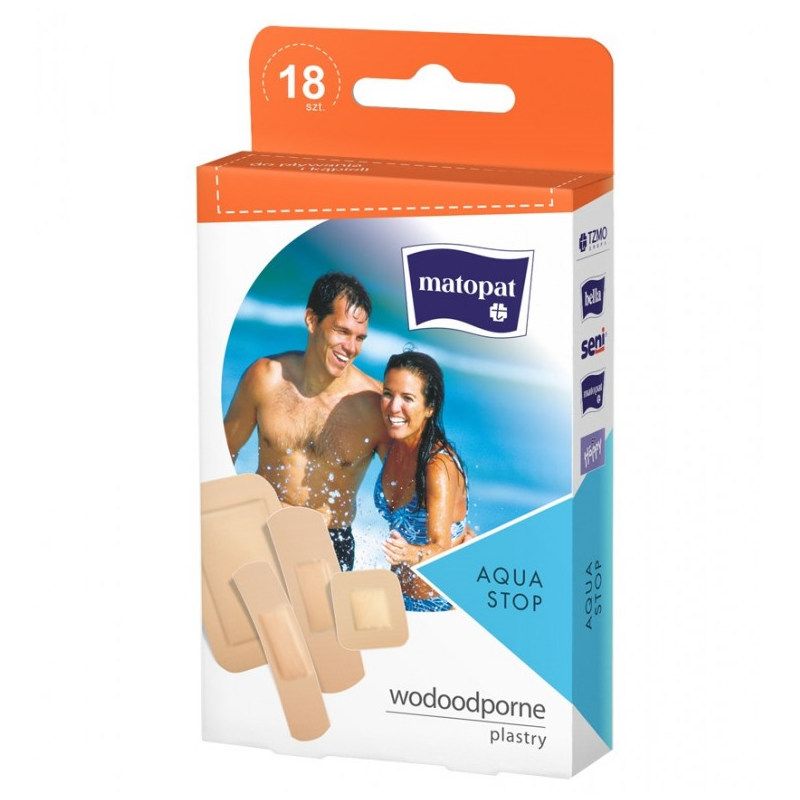 Plastry aqua stop 18 szt. Plastry aqua stop 18 szt.