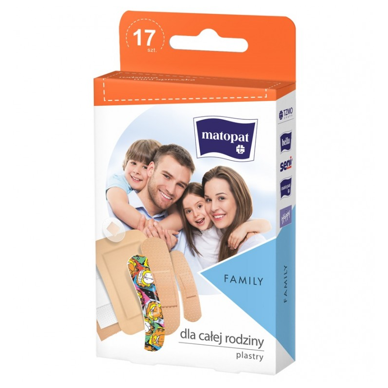 Plastry family 17 szt. 