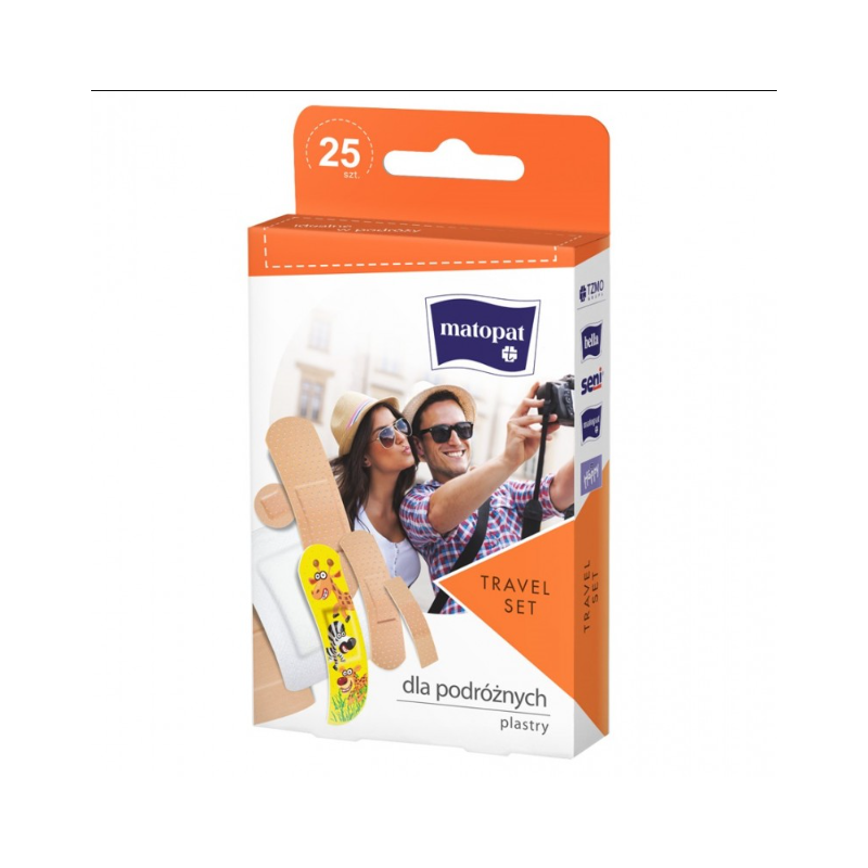 Plastry travel set 25 szt. 