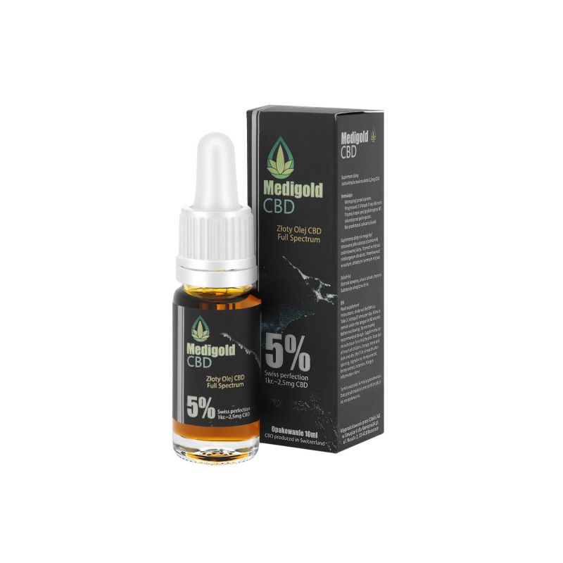 Medigold olej CBD 5% 10ml