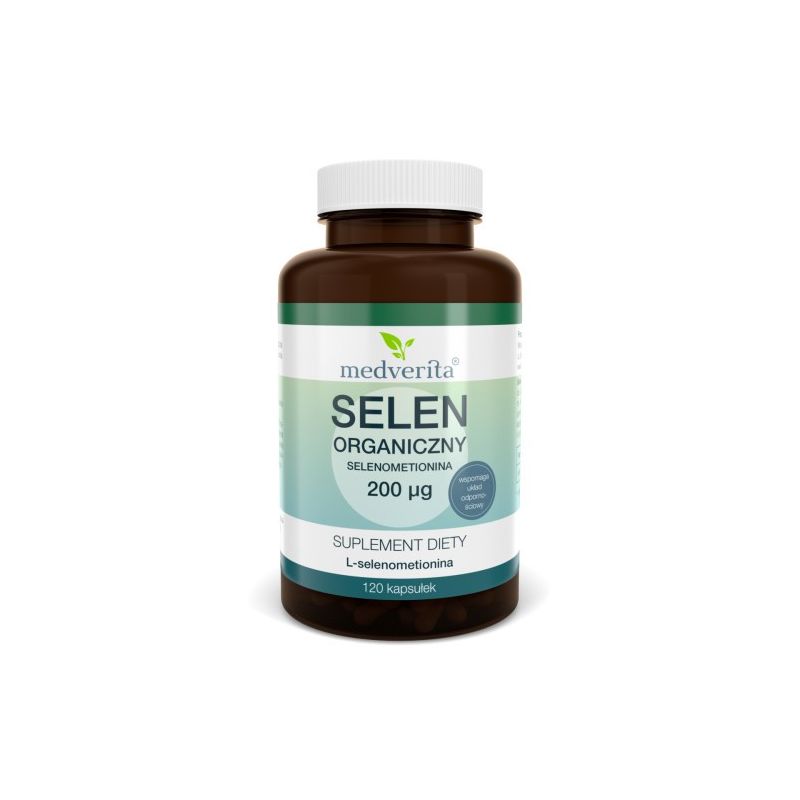 Selen organiczny 120 kaps. Selen organiczny 120 kaps.