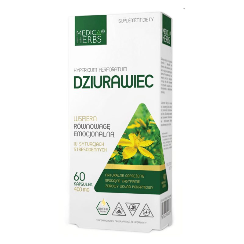 Dziurawiec 60 kaps. MH