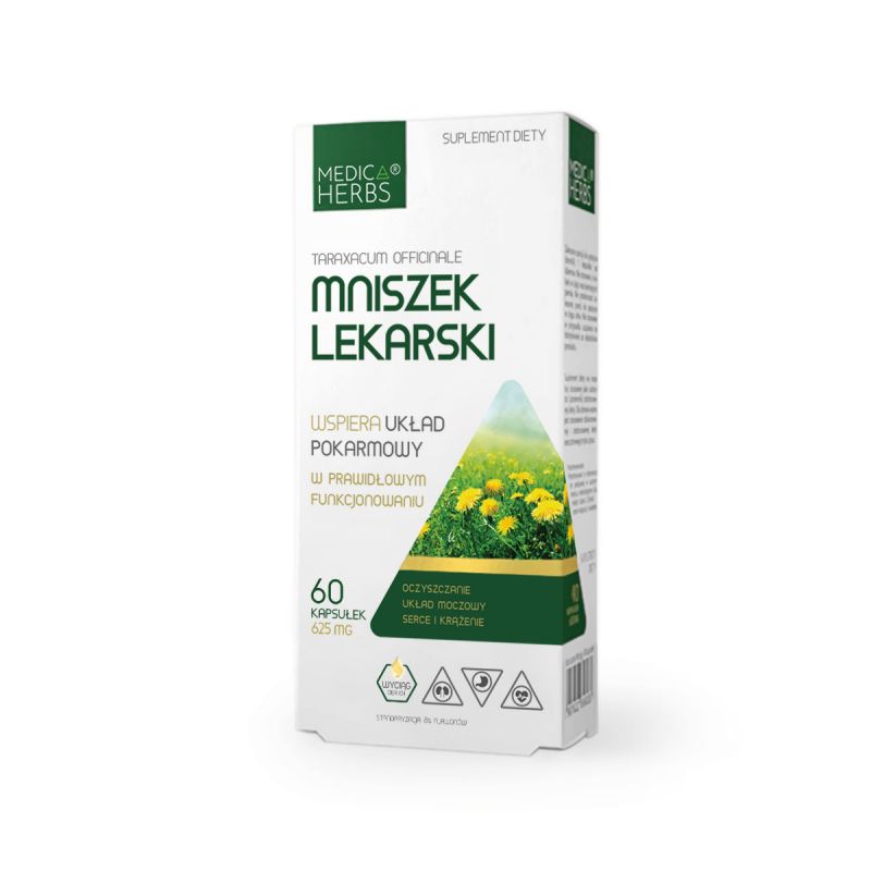 Mniszek lekarski 60 kaps. MH Mniszek lekarski 60 kaps. MH
