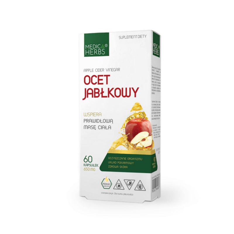 Ocet jabłkowy 60 kaps. MH