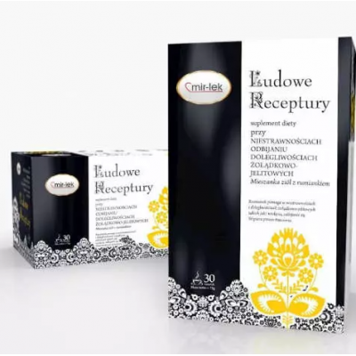 Ludowe Receptury przy niestrawnościach, odbijaniu 30 sasz. Ludowe Receptury przy niestrawnościach, odbijaniu 30 sasz.