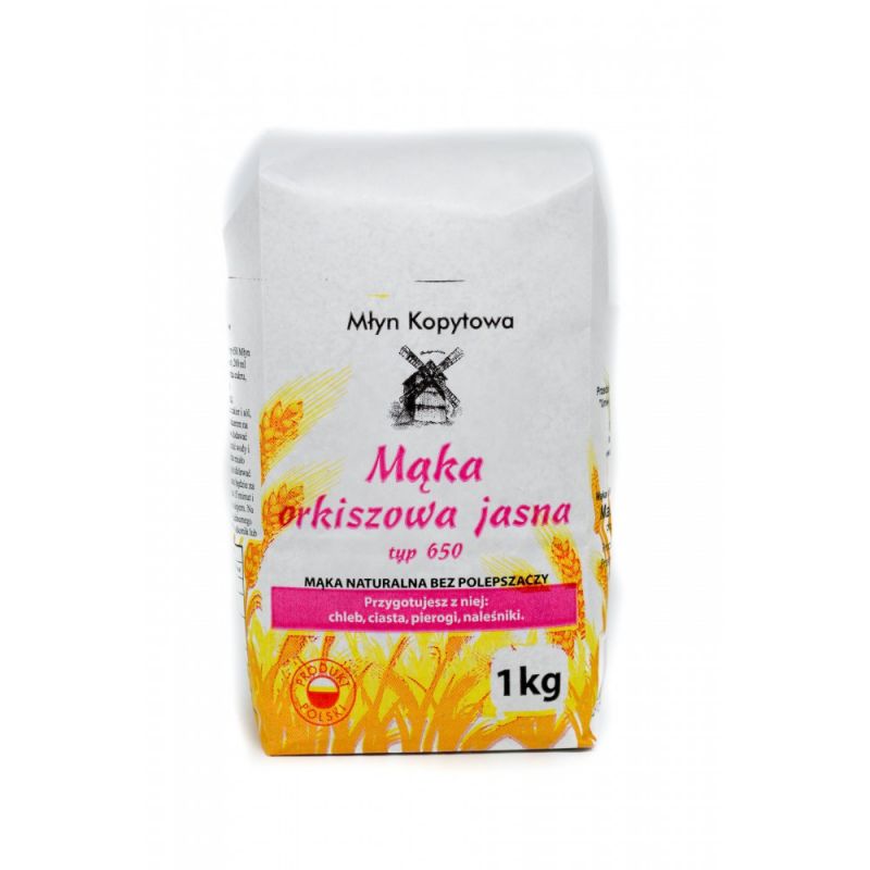 Mąka orkiszowa jasna typ 650 1kg