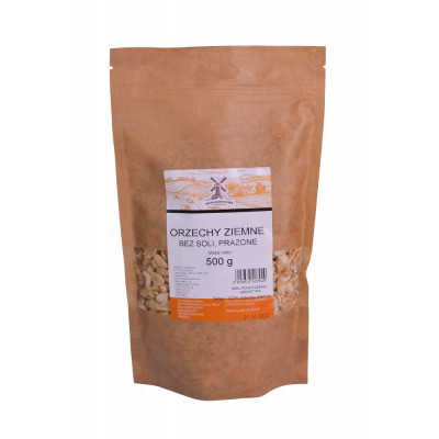 Orzechy ziemne bez soli, prażone 500g 