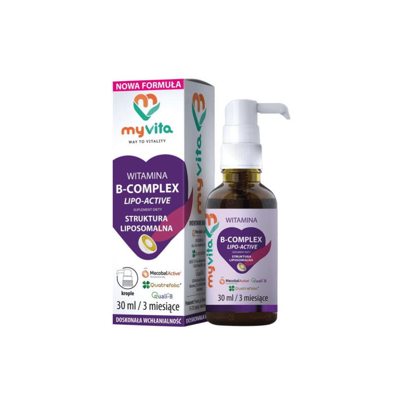 Witamina B-complex lipo-active 30 ml MV Witamina B-complex lipo-active 30 ml MV