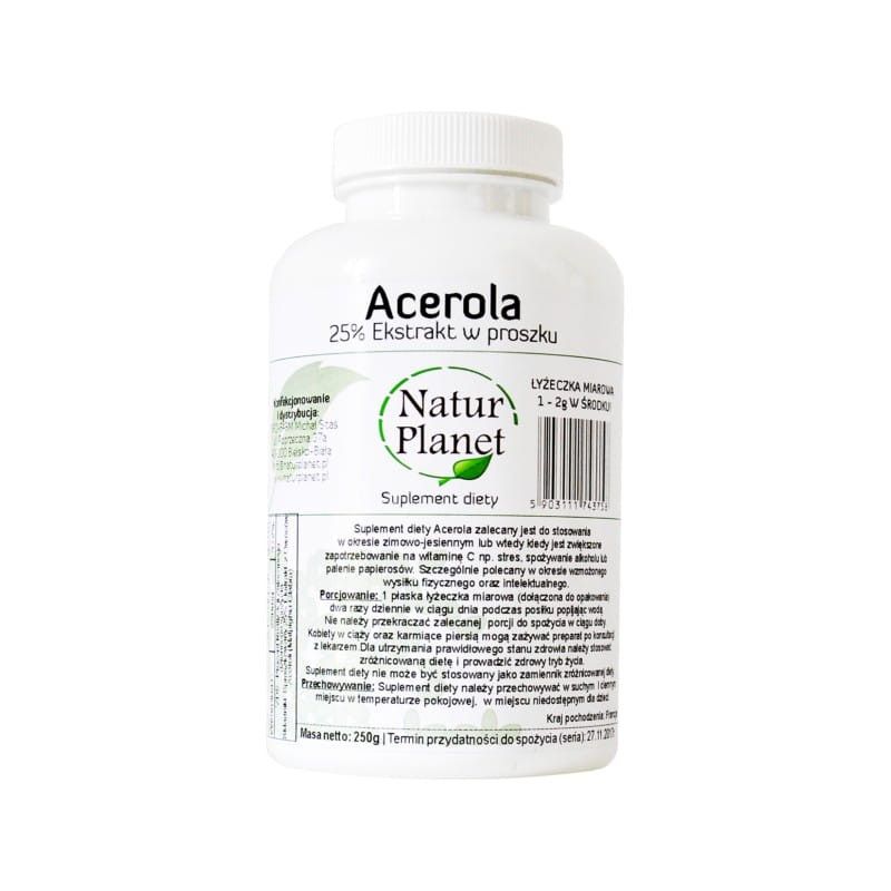 Acerola 250g ekstr. 25%