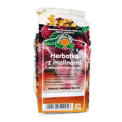 Herbatka z malinami 100g NW