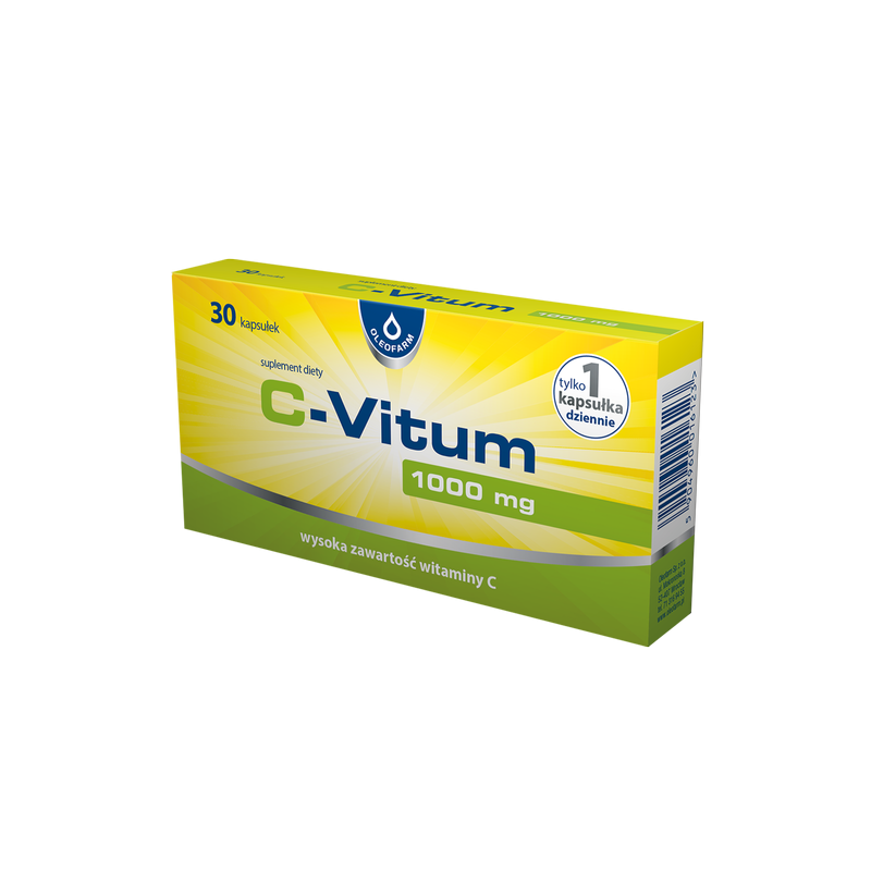 C-Vitum 1000mg 30 kaps. C-Vitum 1000mg 30 kaps.