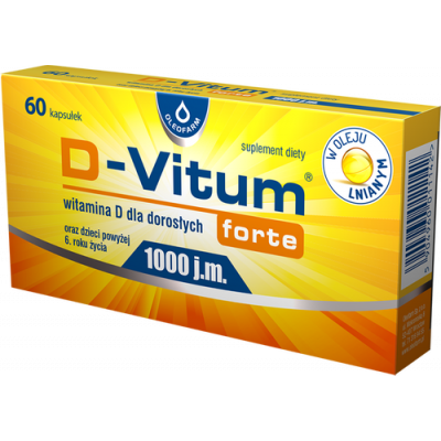 D-Vitum forte 1000 j.m. 60 kaps.
