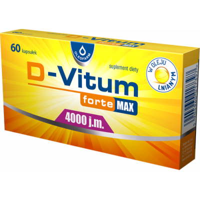 D-Vitum forte Max 4000 j.m. 60 kaps. 
