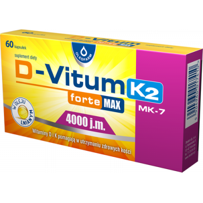 D-Vitum K2 forte Max 4000 j.m. 60 kaps.