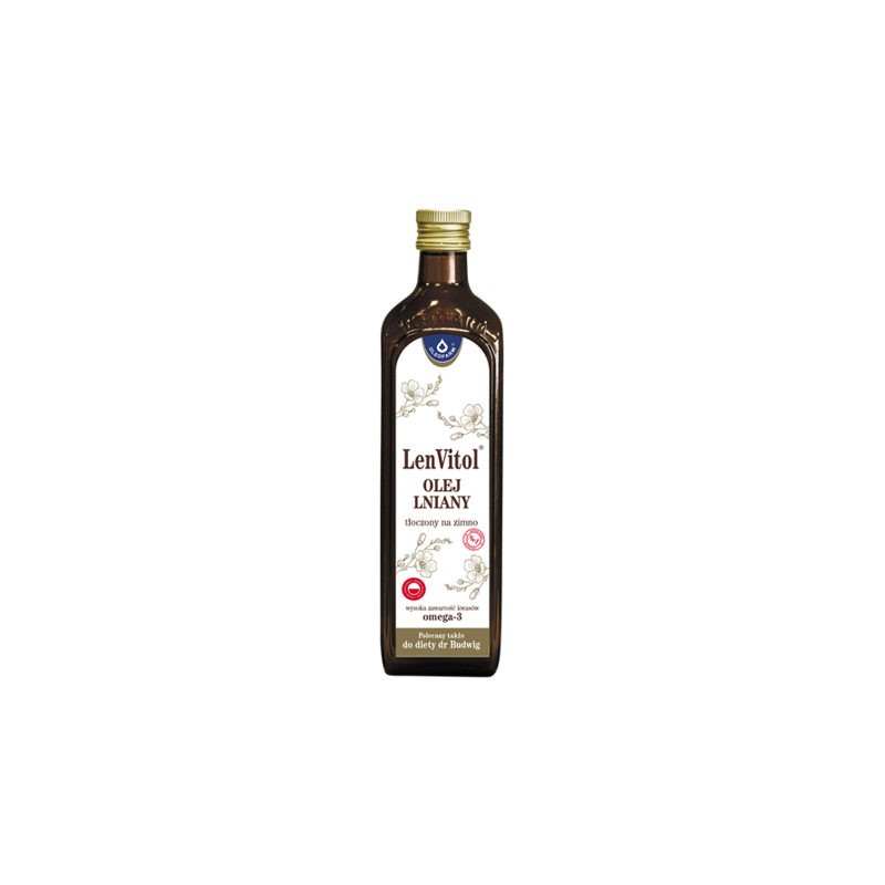 Olej lniany LenVitol 500 ml Olej lniany LenVitol 500 ml