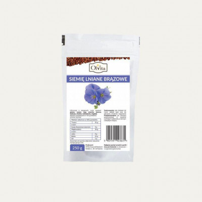 Siemię lniane brązowe 250 g
