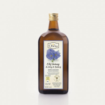 Olej lniany 500 ml Olvita