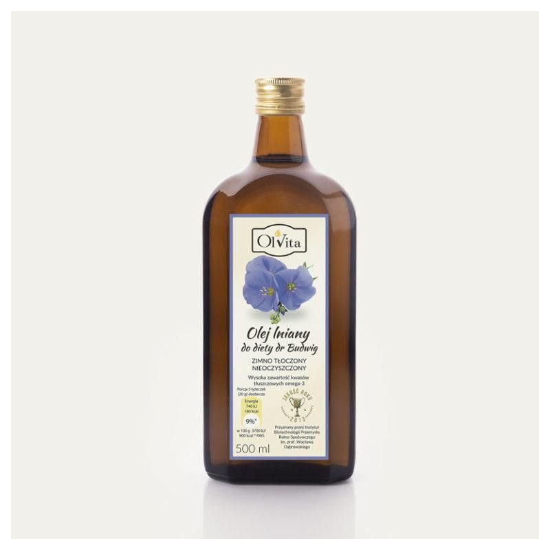 Olej lniany 500 ml Olvita
