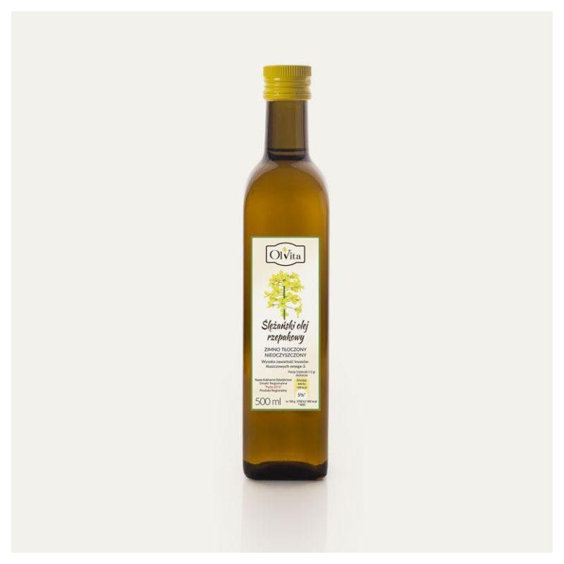 Olej rzepakowy ślężański extra 500 ml Olvita
