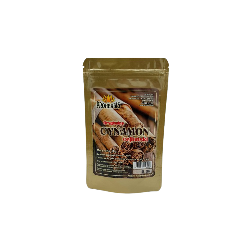Cynamon cejloński miel. 50g