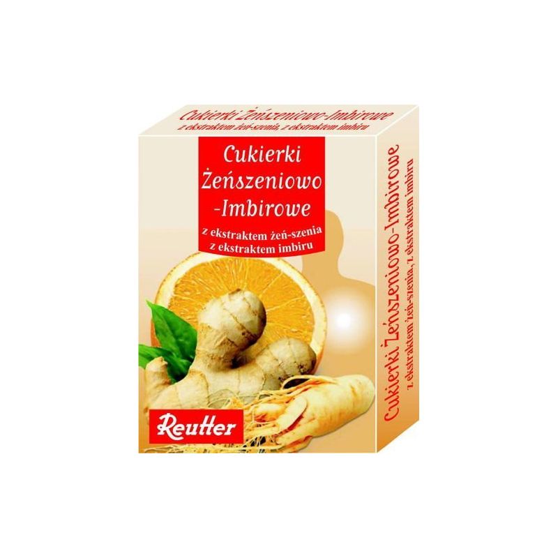 Cukierki żeńszeniowo-imbirowe 50g