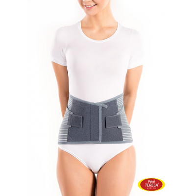 Gorset stab. lędź.krzyż. 26/2 XL szary