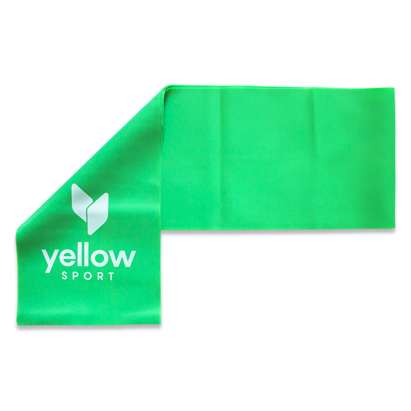 Taśma yellowFLAT zielona opór średni (5-8kg)
