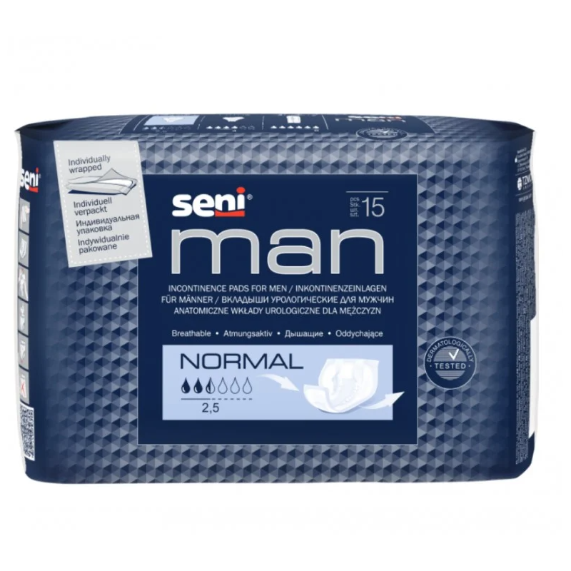 Wkł. Seni Man Normal 15 szt. Wkł. Seni Man Normal 15 szt.