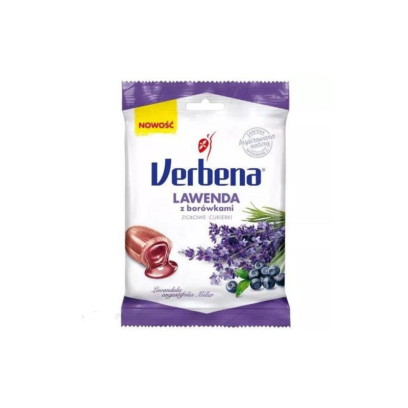 Verbena lawenda z bor. cukierki 60 g 