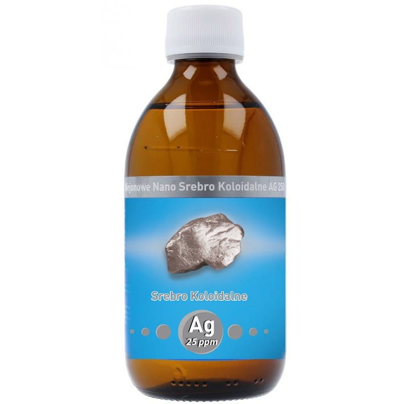 Srebro koloidalne 25 ppm 300 ml Srebro koloidalne 25 ppm 300 ml